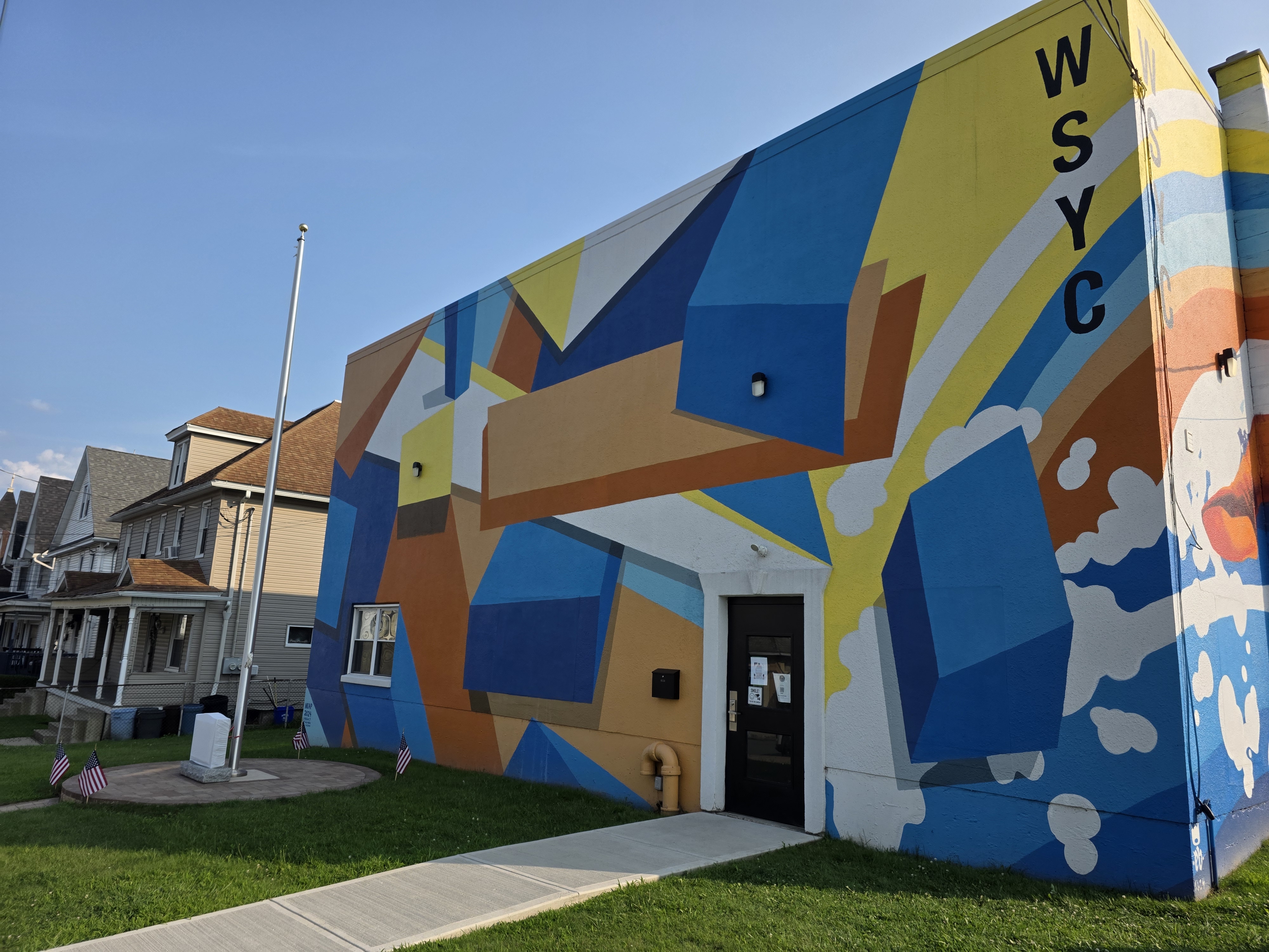 Building front entrance